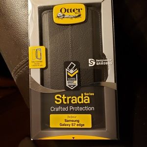 OtterBox Strada Leather Wallet Case - S7 Edge